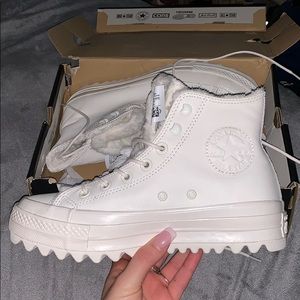Vintage White Converse